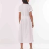 Fashion Abito Longuette in Cotone di Mimì-Muà Donna Abiti