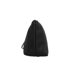 Hot Beauty in ecopelle con zip e logo frontale Donna Beauty Case