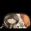 Fashion Beauty case compatto con zip e design originale Donna Beauty Case
