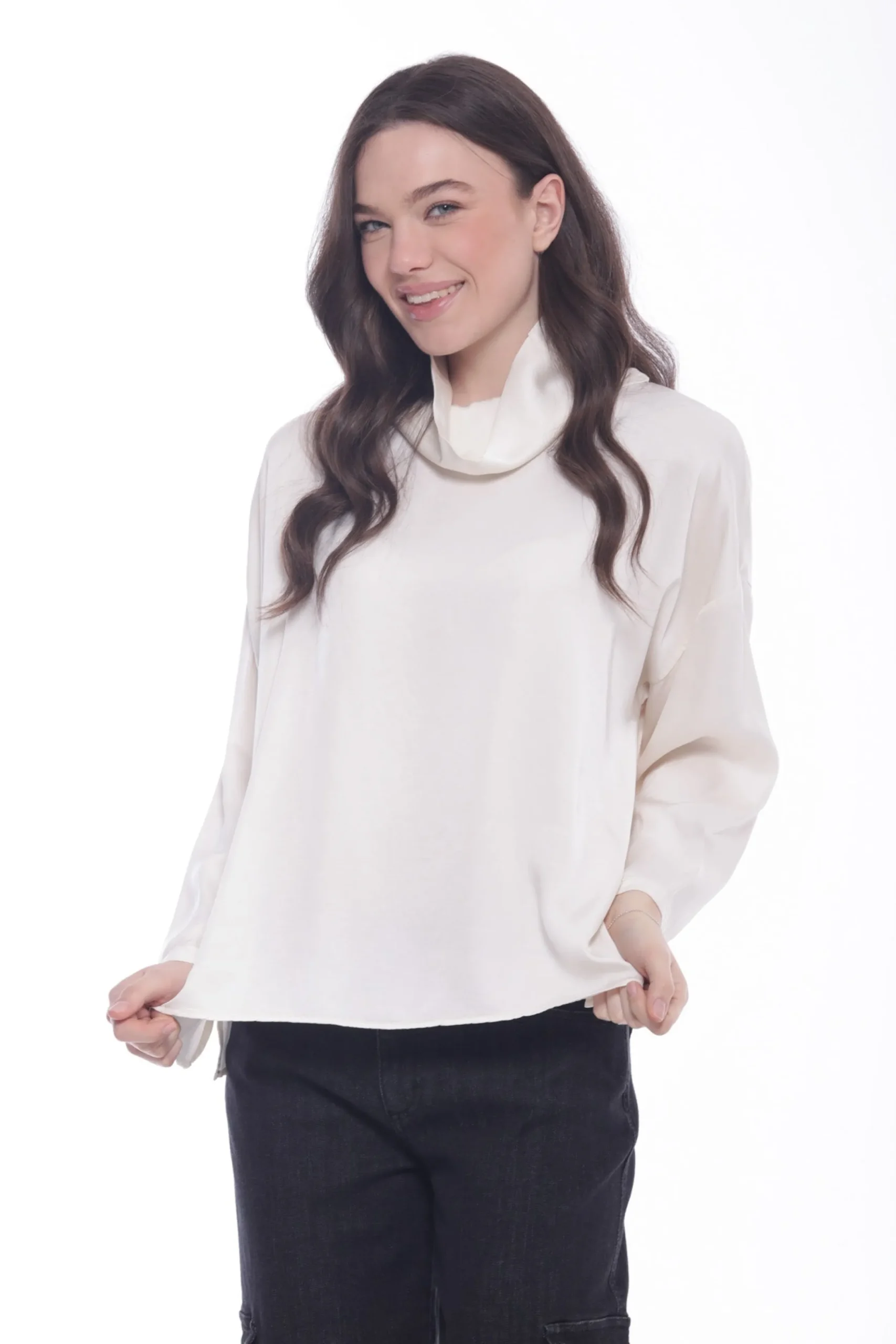 blusa_mimi_mua_con_collo__1.webp Best Blusa Mimi Mua con collo alto avvolgente Donna Felpe