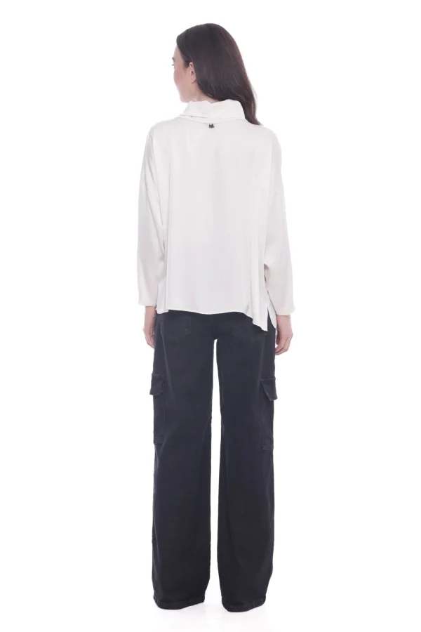 Best Blusa Mimi Mua con collo alto avvolgente Donna Felpe