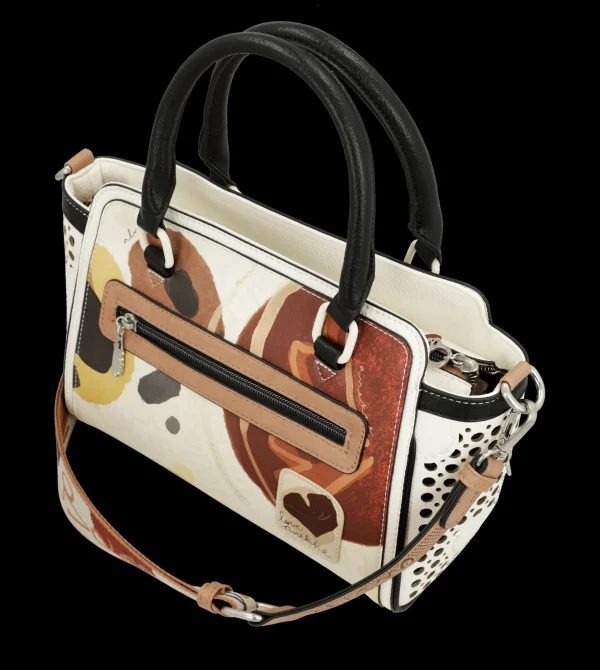 Best Borsa a mano con dettagli traforati e design artistico Donna Borse A Mano