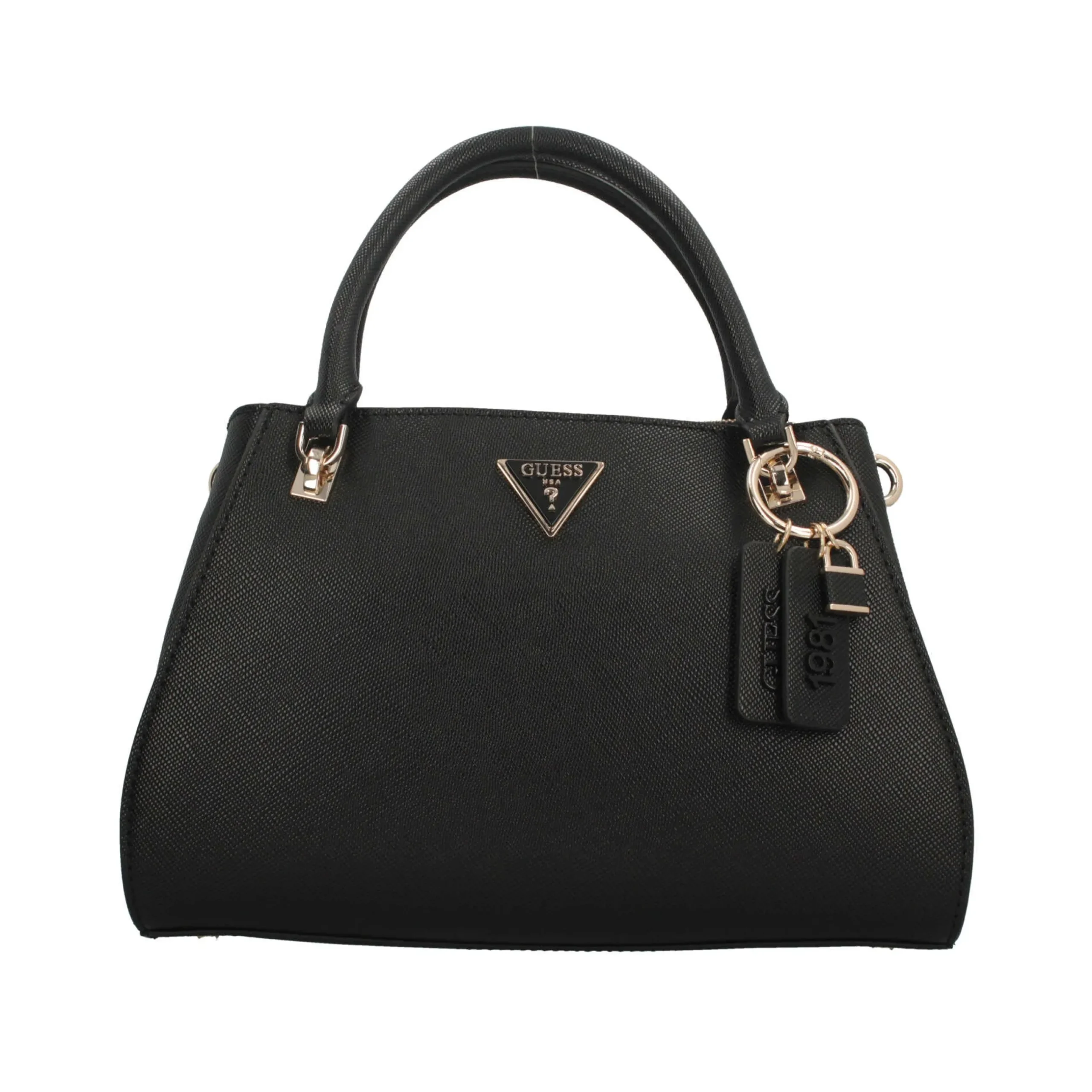 borsa_a_mano_guess_con_ch_0.webp Sale Borsa a Mano con Charm e Dettaglio Logo Donna Borse A Mano