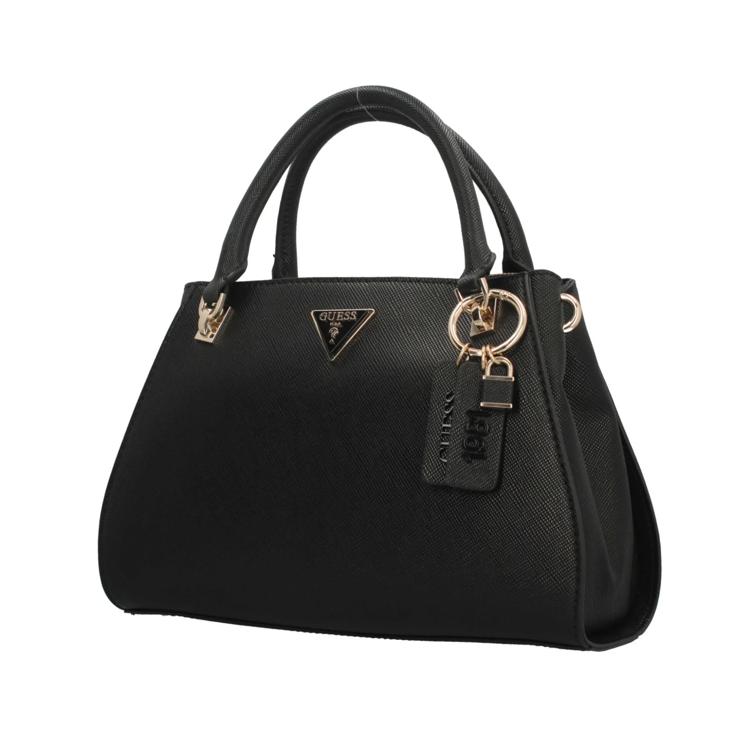 borsa_a_mano_guess_con_ch_1.webp Sale Borsa a Mano con Charm e Dettaglio Logo Donna Borse A Mano
