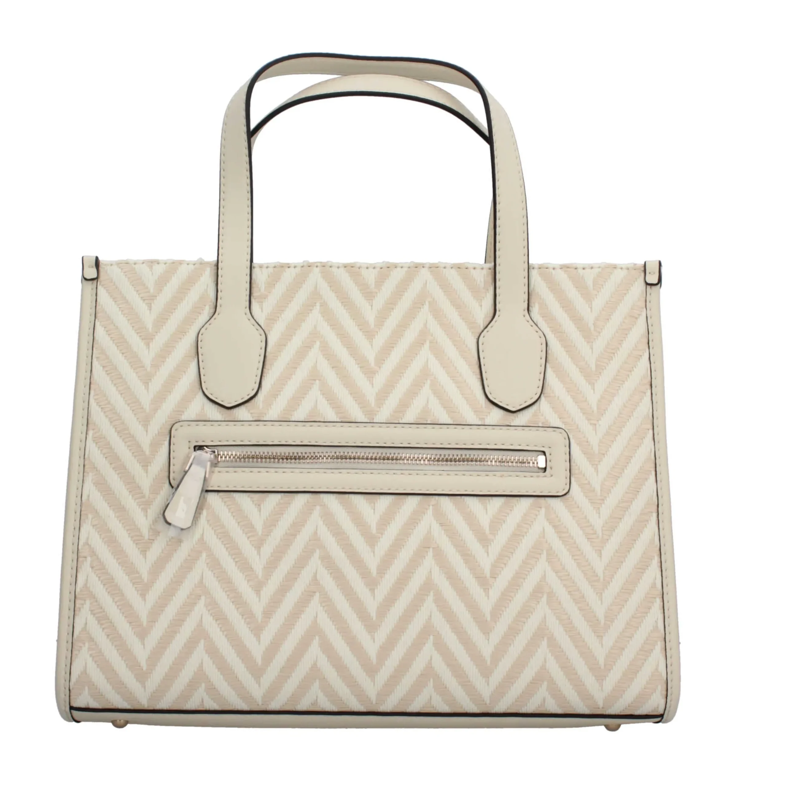borsa_a_mano_guess_con_mo_7.webp Fashion Borsa a Mano con Motivo Chevron e Logo Donna Borse Shopping