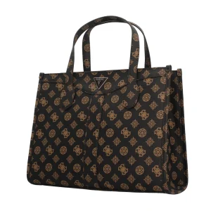 Sale Borsa a Mano con Stampa Logo All Over Donna Borse A Mano