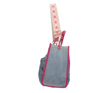 Outlet Borsa a mano in Denim Donna Borse A Mano