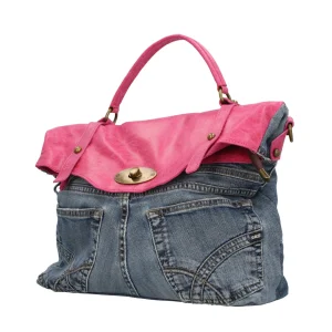 New Borsa a mano in jeans Donna Borse A Mano