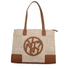 Clearance Borsa a mano Y Not in tessuto intrecciato con dettagli in ecopelle Donna Borse Mare