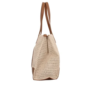 Clearance Borsa a mano Y Not in tessuto intrecciato con dettagli in ecopelle Donna Borse Mare