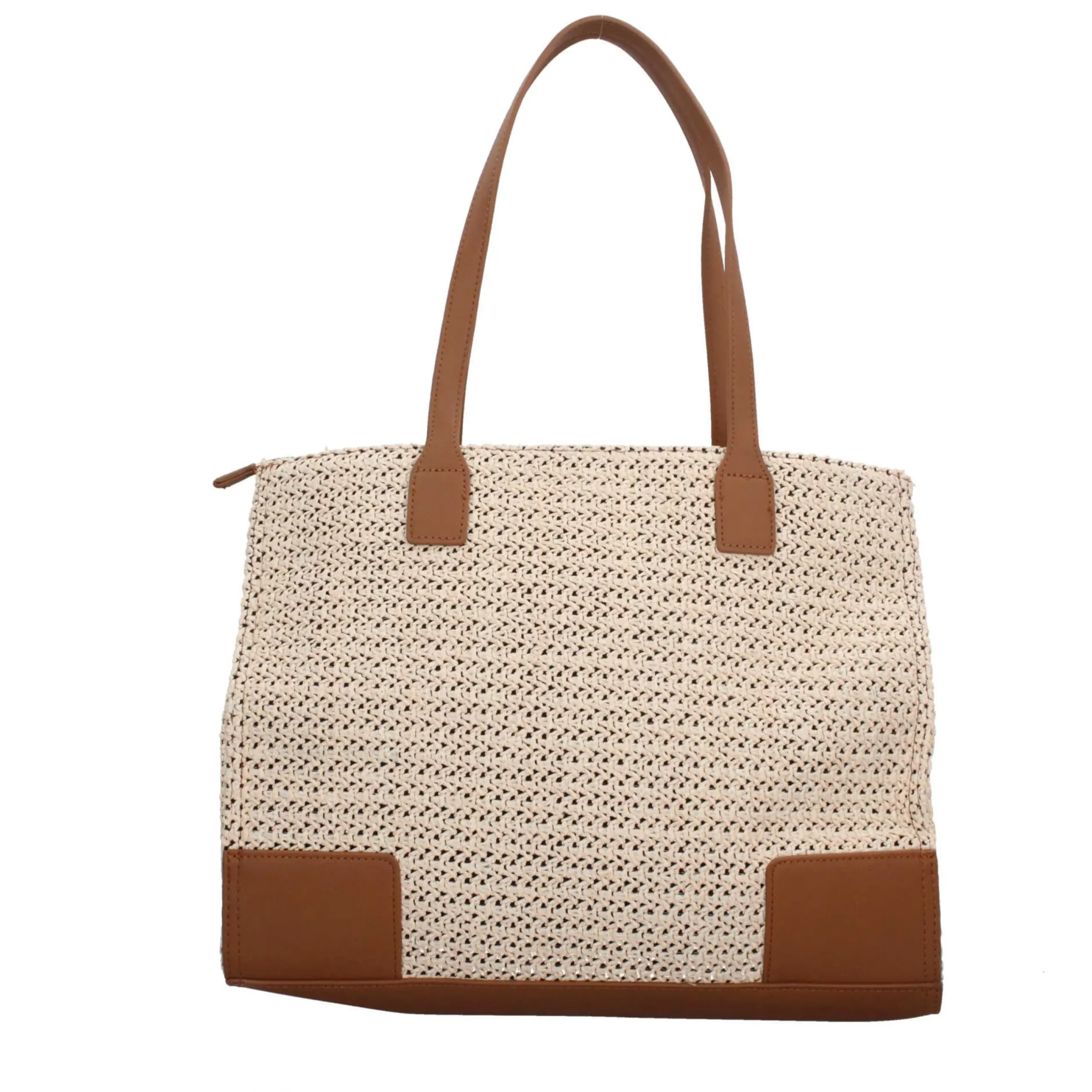 borsa_a_mano_y_not_in_tes_3.webp Clearance Borsa a mano Y Not in tessuto intrecciato con dettagli in ecopelle Donna Borse Mare