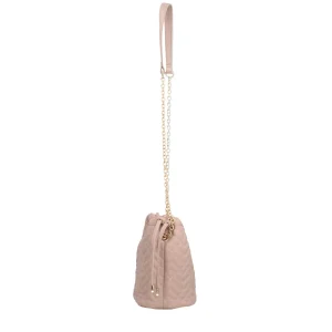 Hot Borsa a secchiello con catena e design trapuntato Donna Borse A Spalla