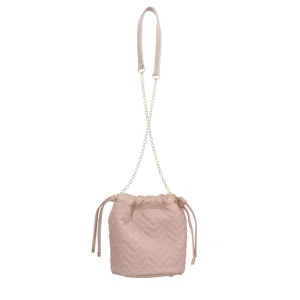 Hot Borsa a secchiello con catena e design trapuntato Donna Borse A Spalla