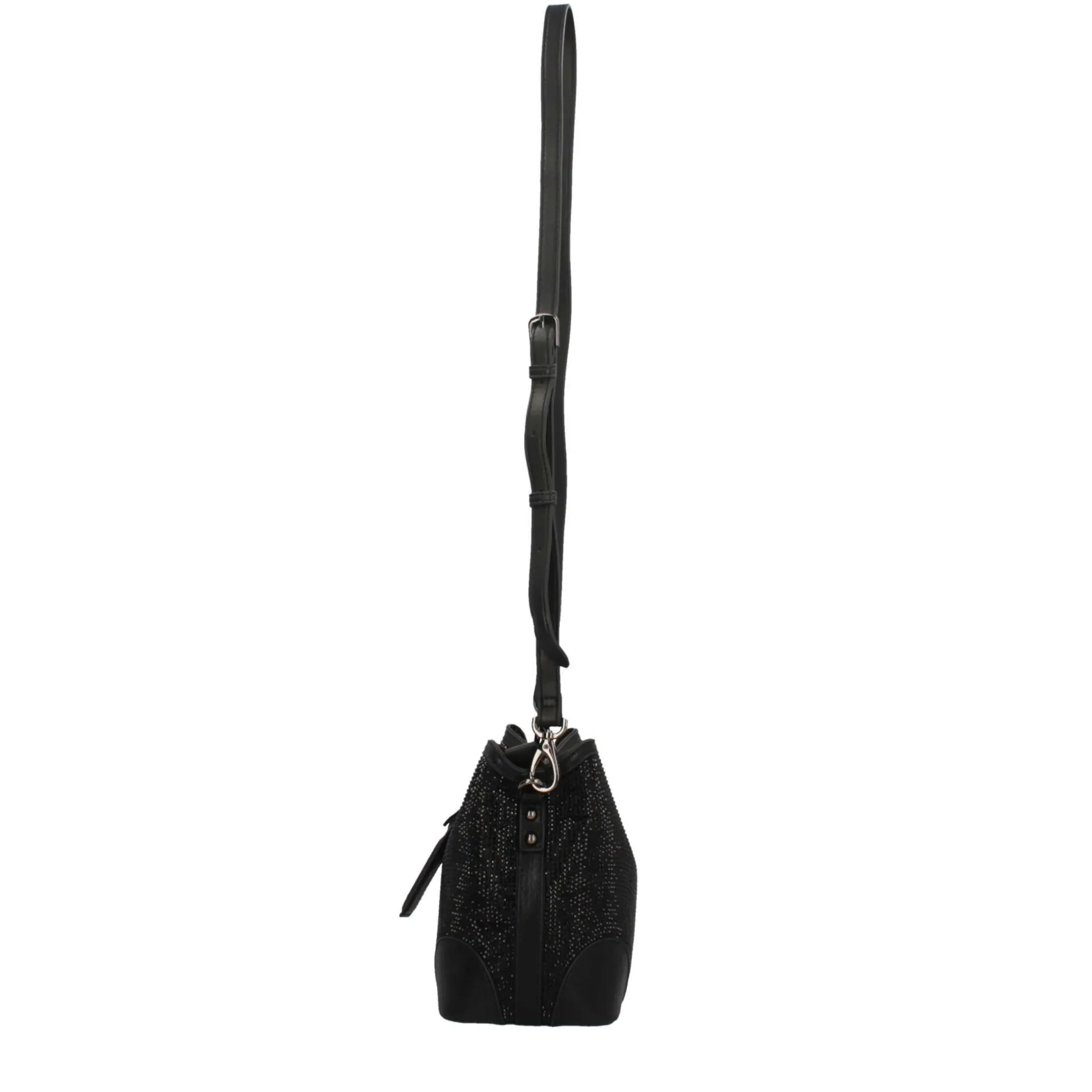 borsa_a_secchiello_valent_2.webp Best Borsa a secchiello con dettagli scintillanti e tracolla removibile Donna Borse A Mano