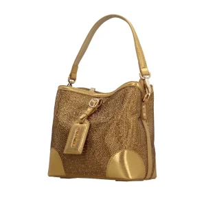 Best Borsa a secchiello con dettagli scintillanti e tracolla removibile Donna Borse A Mano