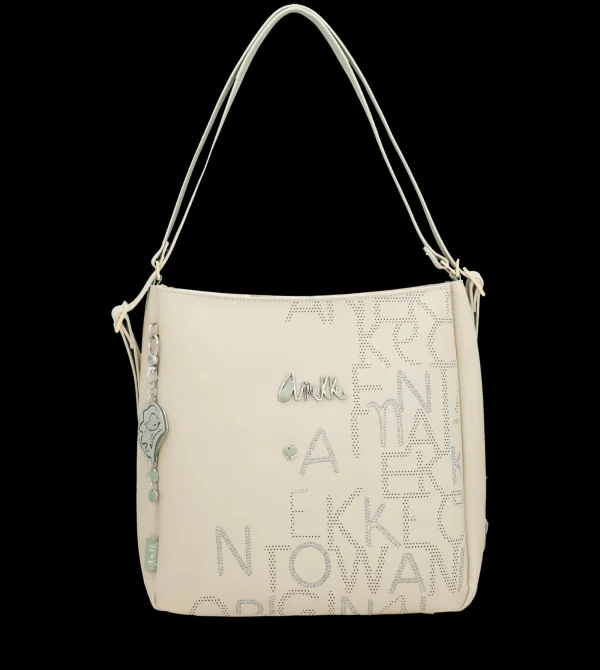 Fashion Borsa a spalla con incisioni artistiche e charm decorativo Donna Borse A Spalla