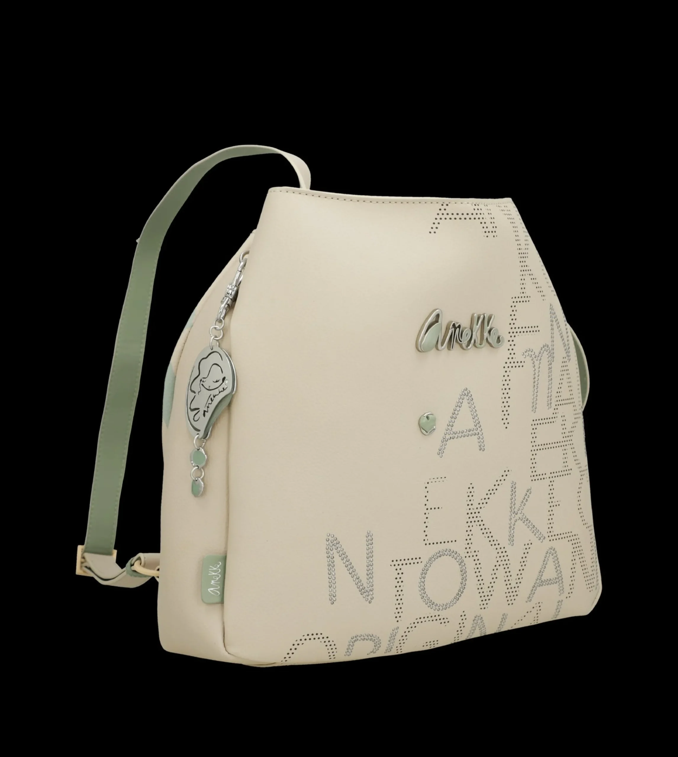 borsa_a_spalla_anekke_con_3.webp Fashion Borsa a spalla con incisioni artistiche e charm decorativo Donna Borse A Spalla