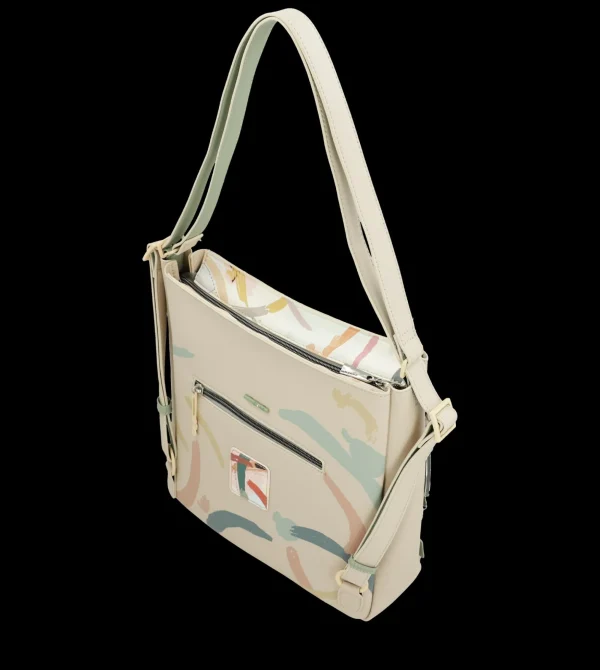 Fashion Borsa a spalla con incisioni artistiche e charm decorativo Donna Borse A Spalla