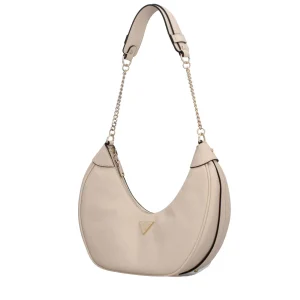 Hot Borsa a Spalla con Dettagli a Catena e Logo Donna Borse A Spalla