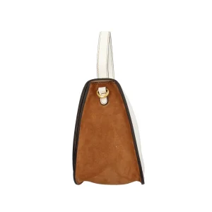 Hot Borsa a spalla in pelle e camoscio Donna Borse A Spalla