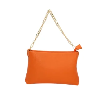 Clearance Borsa a spalla in vera pelle con catena Donna Borse A Spalla