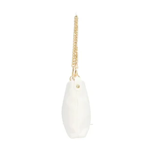 Clearance Borsa a spalla in vera pelle con catena Donna Borse A Spalla