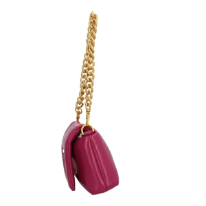 Outlet Borsa a Spalla in Pelle con Catena Donna Borse A Spalla