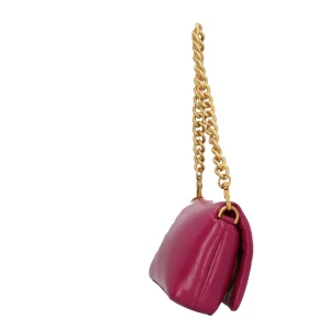 Outlet Borsa a Spalla in Pelle con Catena Donna Borse A Spalla