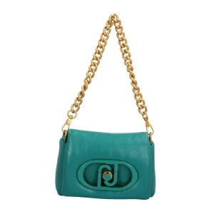 Outlet Borsa a Spalla in Pelle con Catena Donna Borse A Spalla