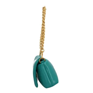 Outlet Borsa a Spalla in Pelle con Catena Donna Borse A Spalla