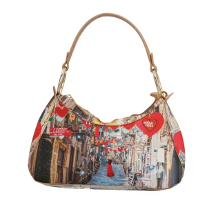 New Borsa a spalla Y Not Napoli Love Donna Borse A Tracolla