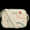 New Borsa a tracolla con design artistico e dettagli decorativi Donna Borse A Tracolla
