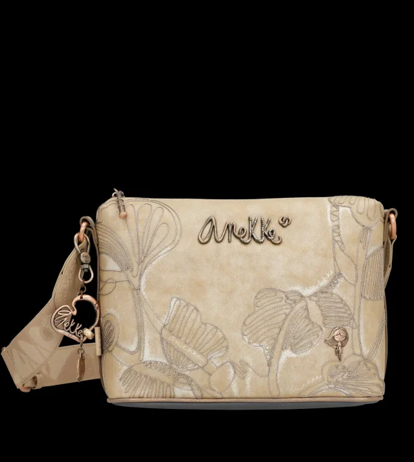 Fashion Borsa a tracolla compatta ed elegante con dettagli floreali Donna Borse A Tracolla