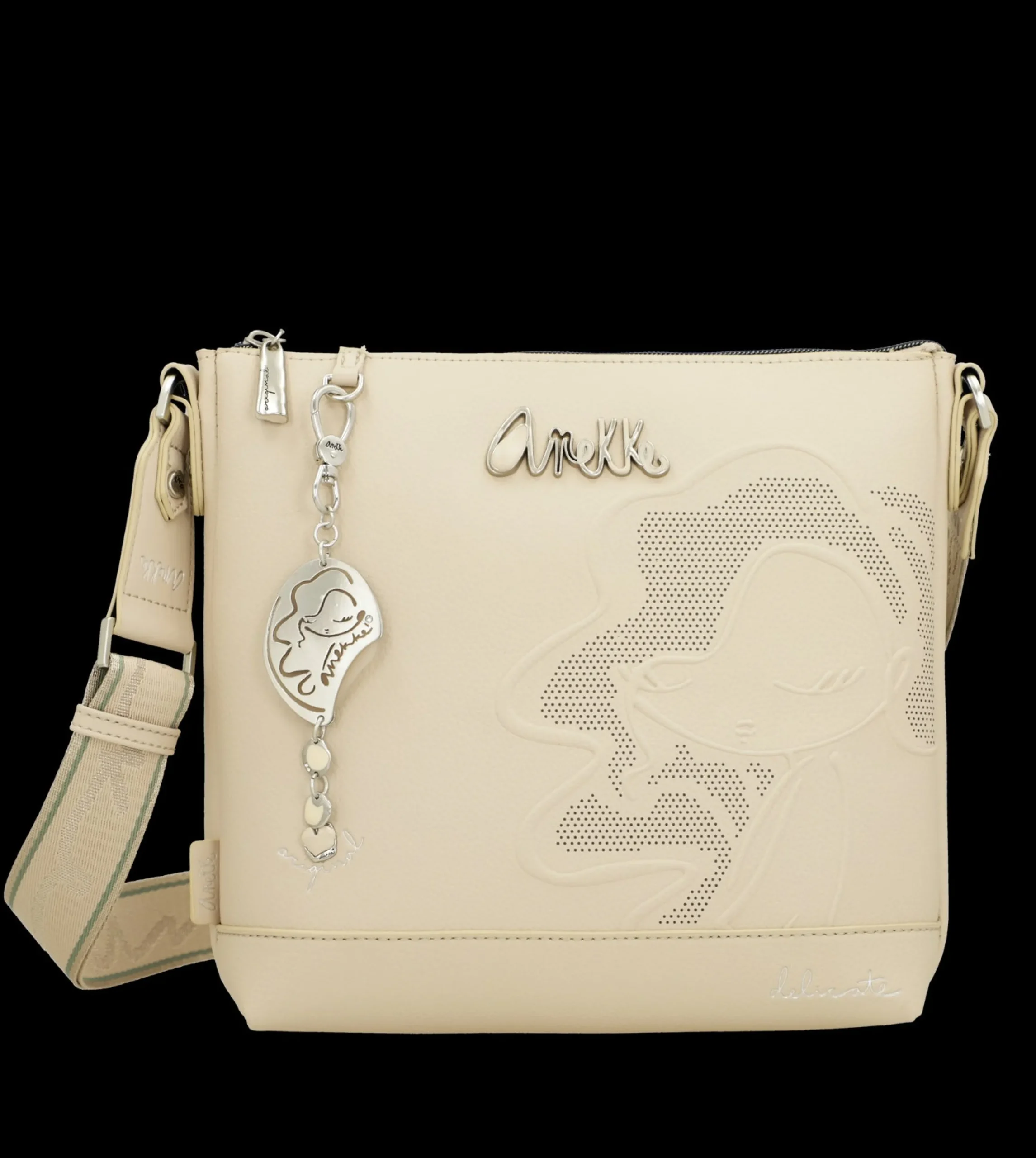 borsa_a_tracolla_anekke_c_2-2.webp Fashion Borsa a tracolla con dettagli traforati e charm Donna Borse A Tracolla