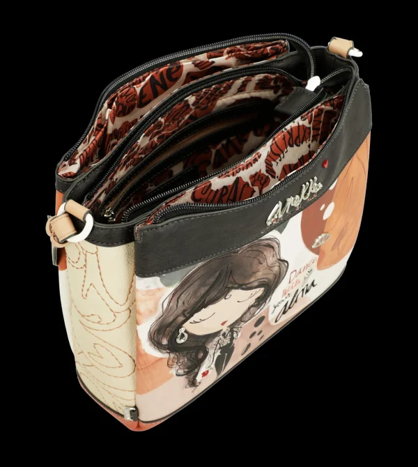 Online Borsa a tracolla con design artistico ispirato alla danza Donna Borse A Tracolla