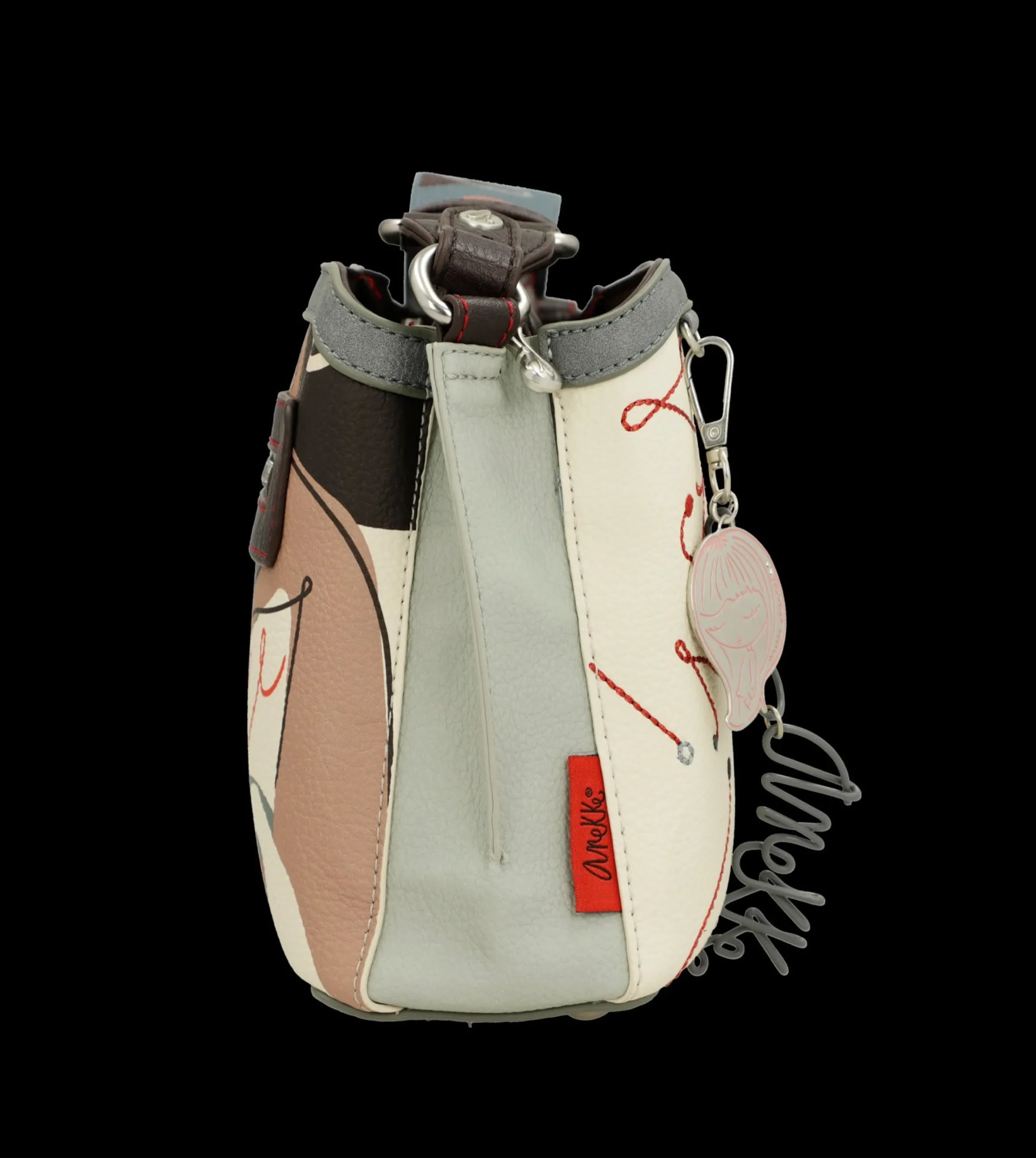 borsa_a_tracolla_anekke_c_7-1.webp Outlet Borsa a tracolla compatta con design artistico Donna Borse A Spalla
