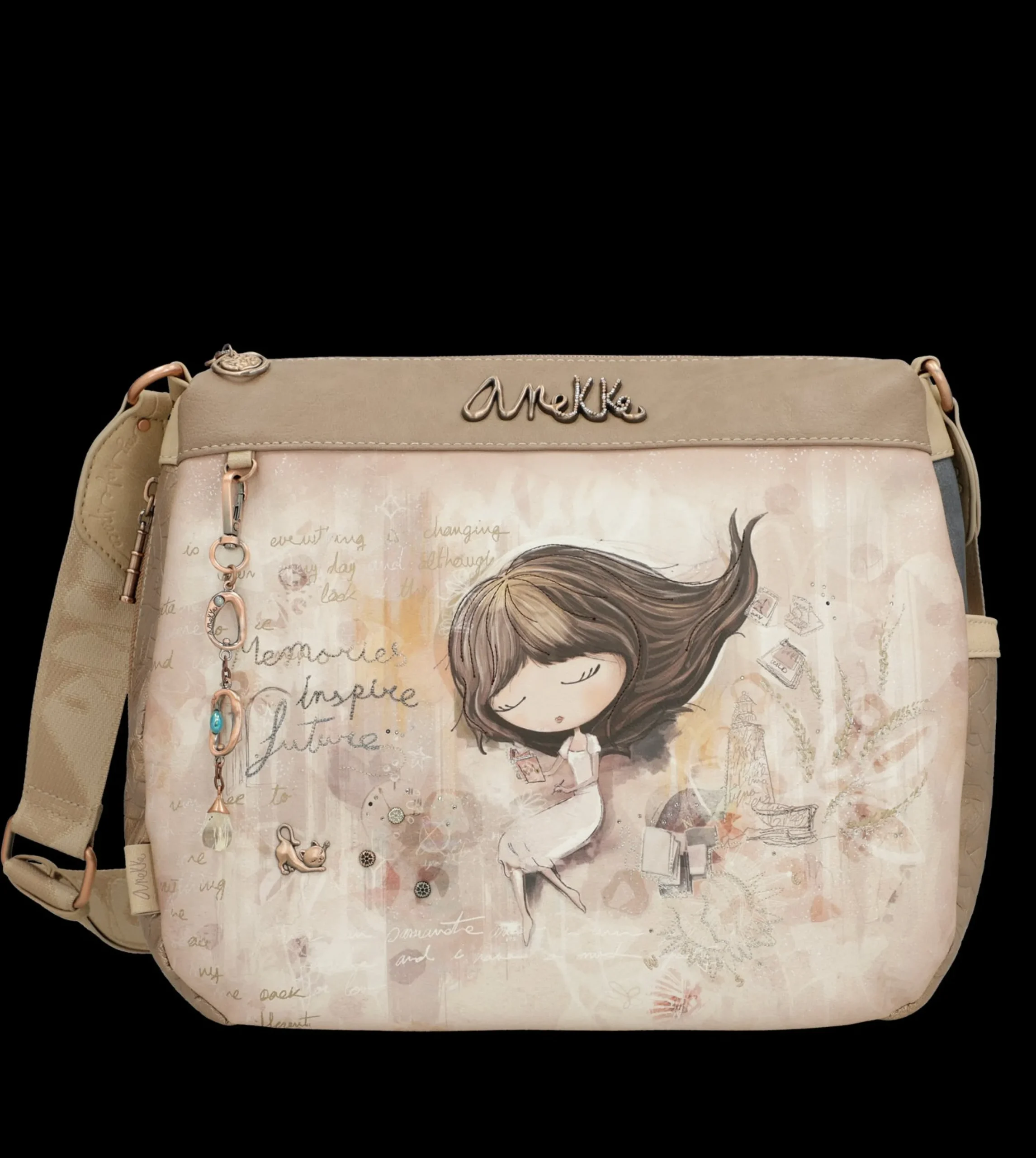 borsa_a_tracolla_anekke_s_1.webp Clearance Borsa a tracolla spaziosa e raffinata con dettagli unici Donna Borse A Spalla