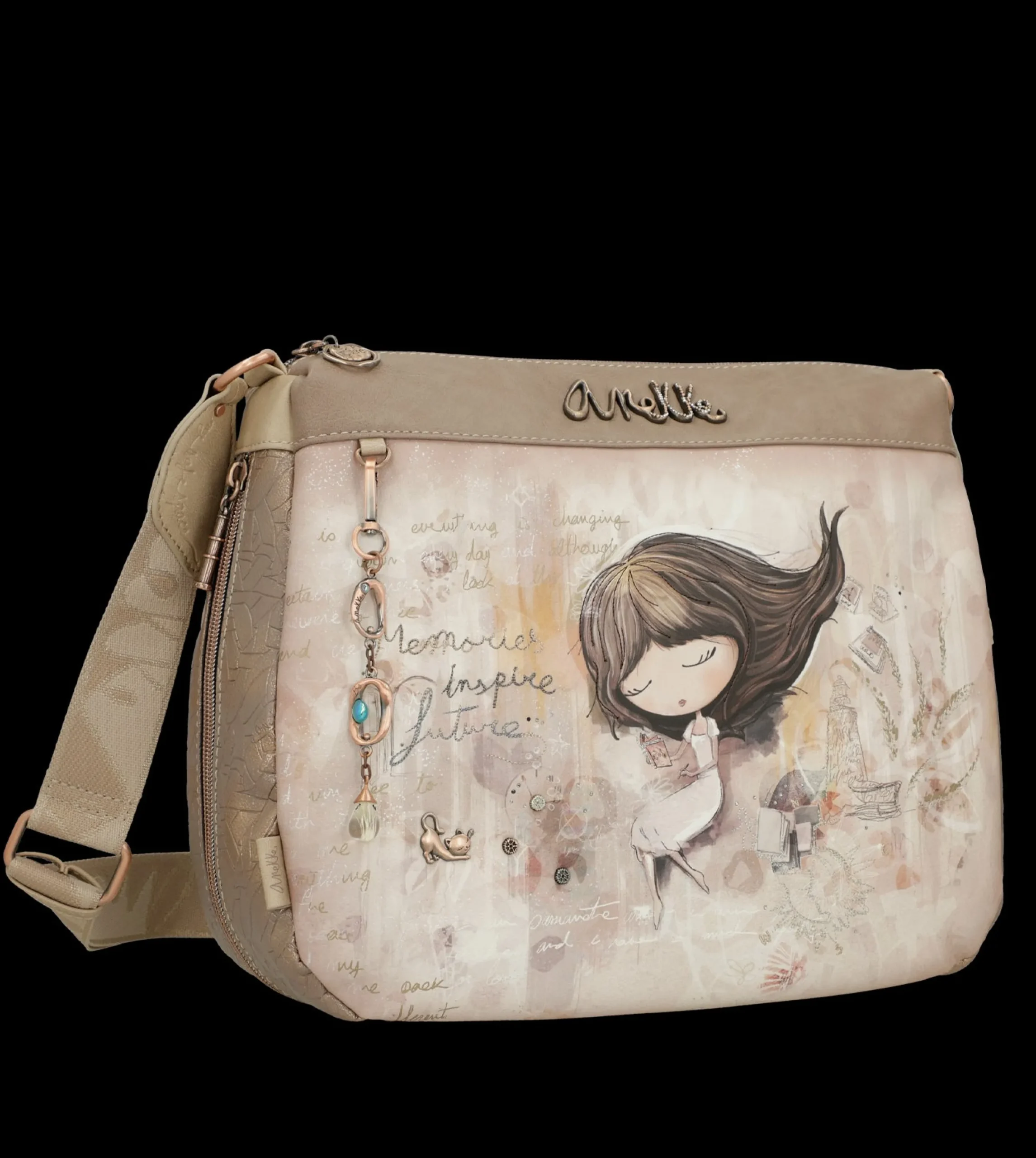 borsa_a_tracolla_anekke_s_2.webp Clearance Borsa a tracolla spaziosa e raffinata con dettagli unici Donna Borse A Spalla