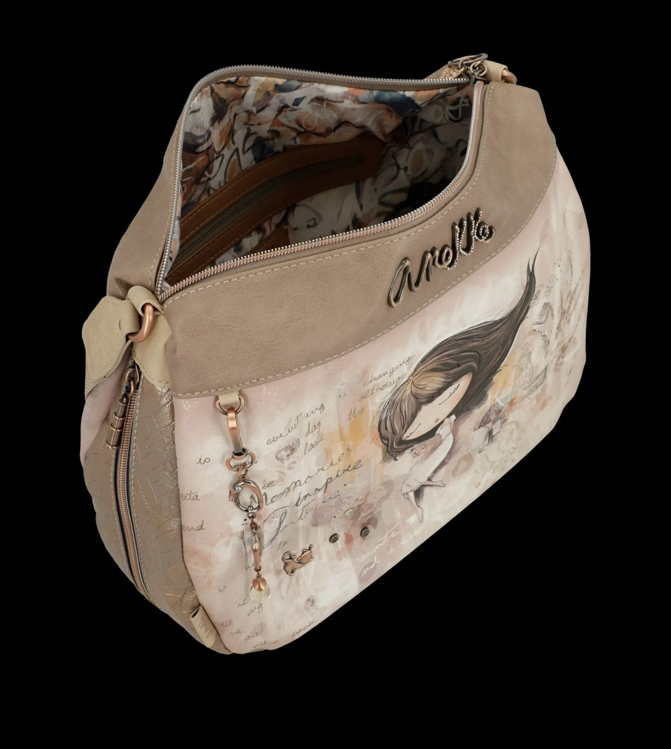 borsa_a_tracolla_anekke_s_3.webp Clearance Borsa a tracolla spaziosa e raffinata con dettagli unici Donna Borse A Spalla