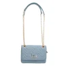 Best Borsa a tracolla con catena e design trapuntato Donna Borse A Spalla
