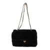 Sale Borsa a tracolla in pelliccia sintetica con catena Mimi Mua Donna Borse A Tracolla