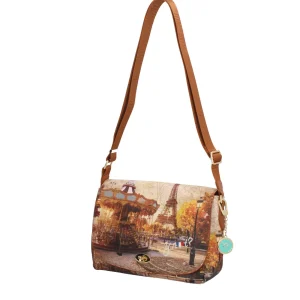 Outlet Borsa a Tracolla Y Not con Patta e Chiusura a Girello Donna Borse A Tracolla