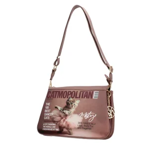 Online Borsa a tracolla YNot con grafica divertente e tracolla regolabile Donna Borse A Tracolla