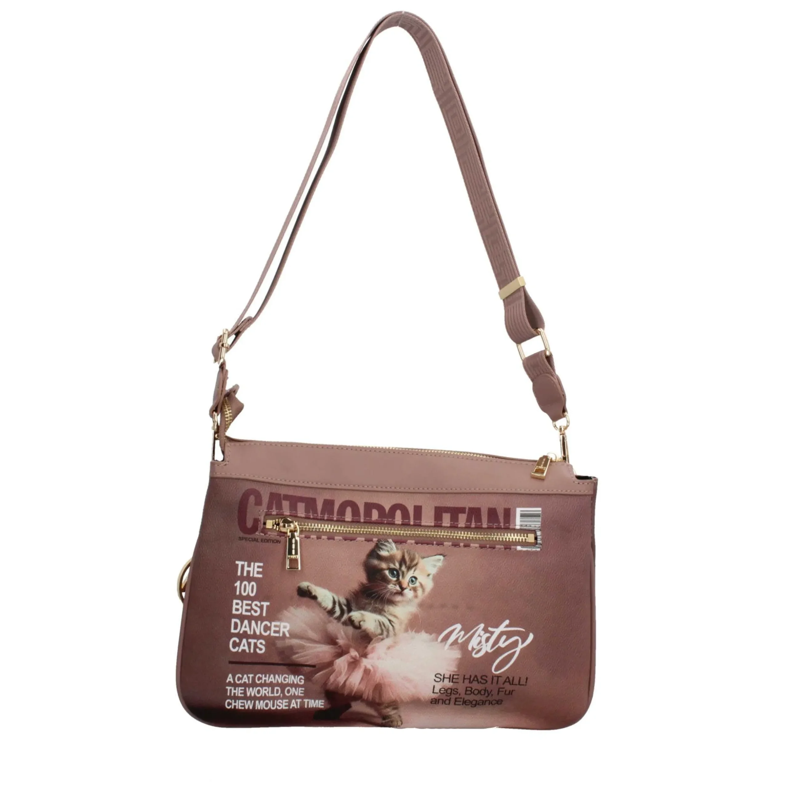 borsa_a_tracolla_ynot_con_3.webp Online Borsa a tracolla YNot con grafica divertente e tracolla regolabile Donna Borse A Tracolla