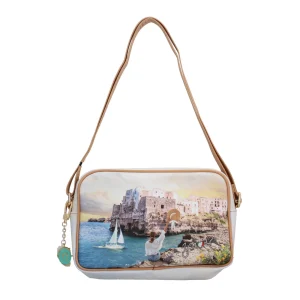 Online Borsa a tracolla YNot con stampa artistica e chiusura zip Donna Borse A Tracolla