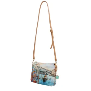 Outlet Borsa a tracolla YNot con doppio scomparto e design compatto Donna Borse A Tracolla