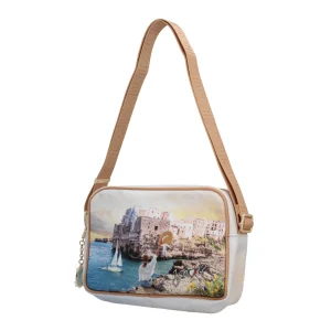 Online Borsa a tracolla YNot con stampa artistica e chiusura zip Donna Borse A Tracolla