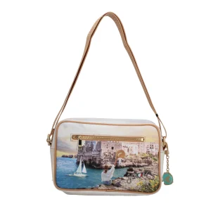 Online Borsa a tracolla YNot con stampa artistica e chiusura zip Donna Borse A Tracolla