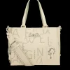 Hot Borsa a mano con trafori e tracolla rimovibile Donna Borse Shopping
