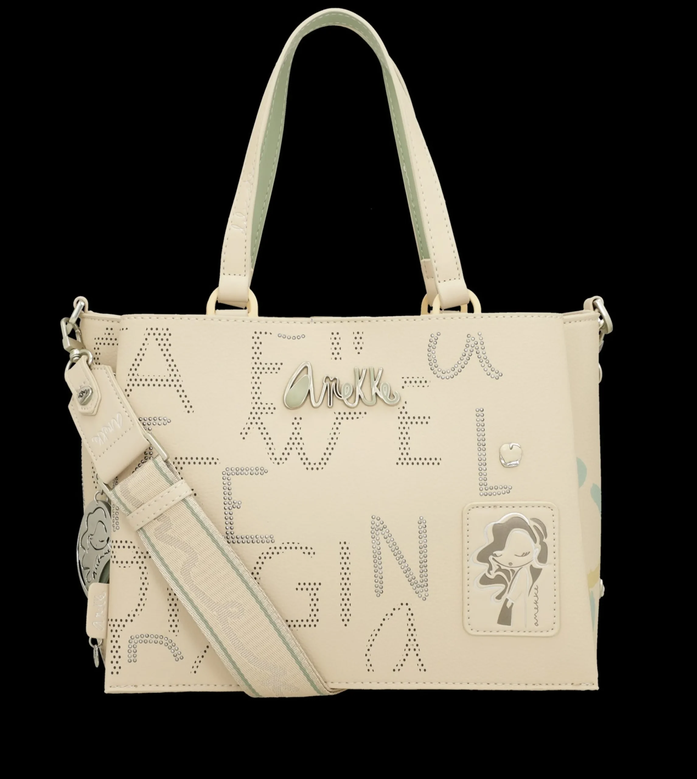 borsa_anekke_a_mano_con_t_0-1.webp Hot Borsa a mano con trafori e tracolla rimovibile Donna Borse Shopping